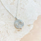 Ocean Coin Necklace - Silver