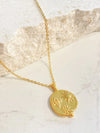 Ocean Coin Necklace - Gold