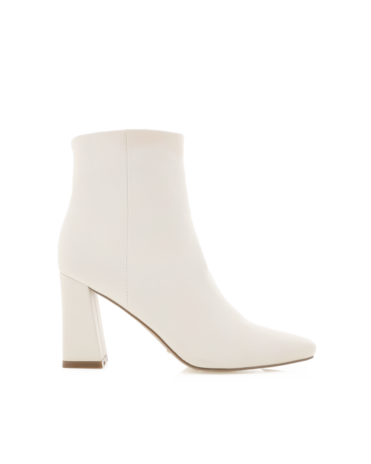 Indeera Ankle Boots - Bone