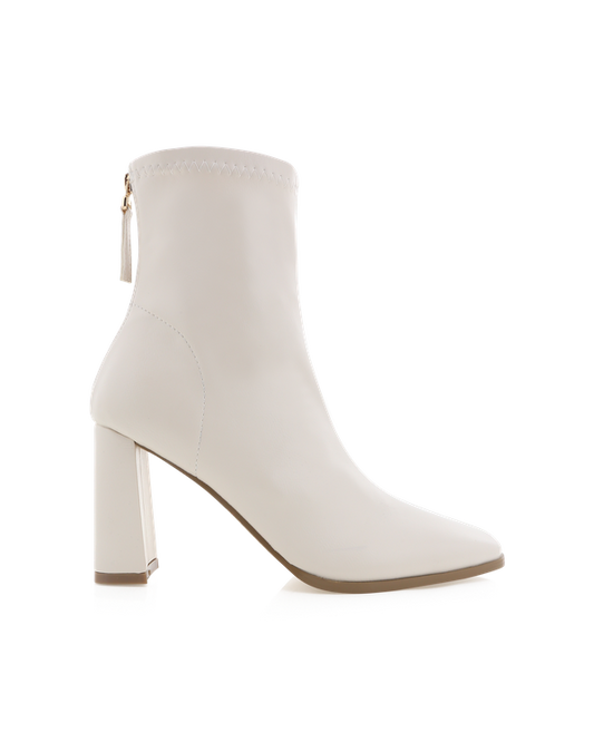 Zade Ankle Boots - Ivory