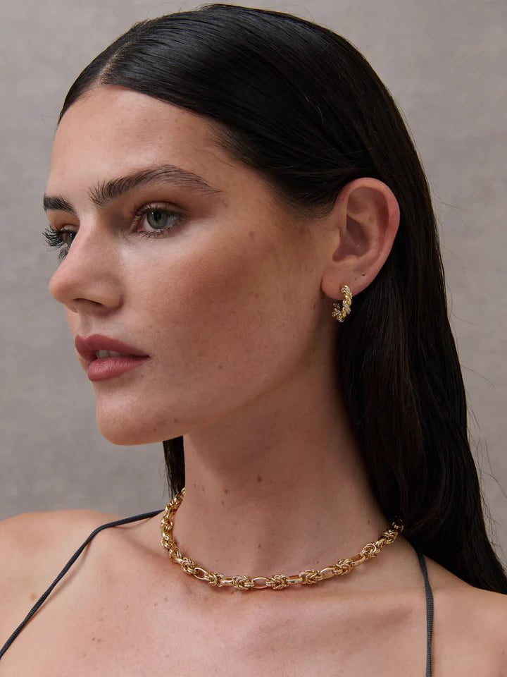 Sulta Rope Chain Necklace - Gold