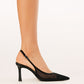 Xahia Heels - Black Net Mesh