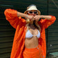 Xray Sunglasses - Beige Shell