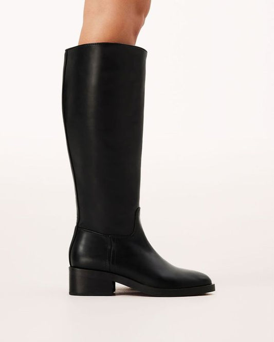 Quincy Knee-high Boots - Black