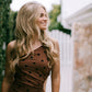 Coco Dress - Choc/Black Spot
