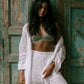 Signa Lace Pant - White
