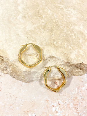 Arielle Hoops - Gold