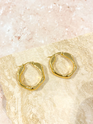 Arielle Hoops - Gold