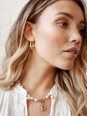 Arielle Hoops - Gold