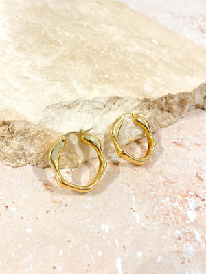 Arielle Hoops - Gold