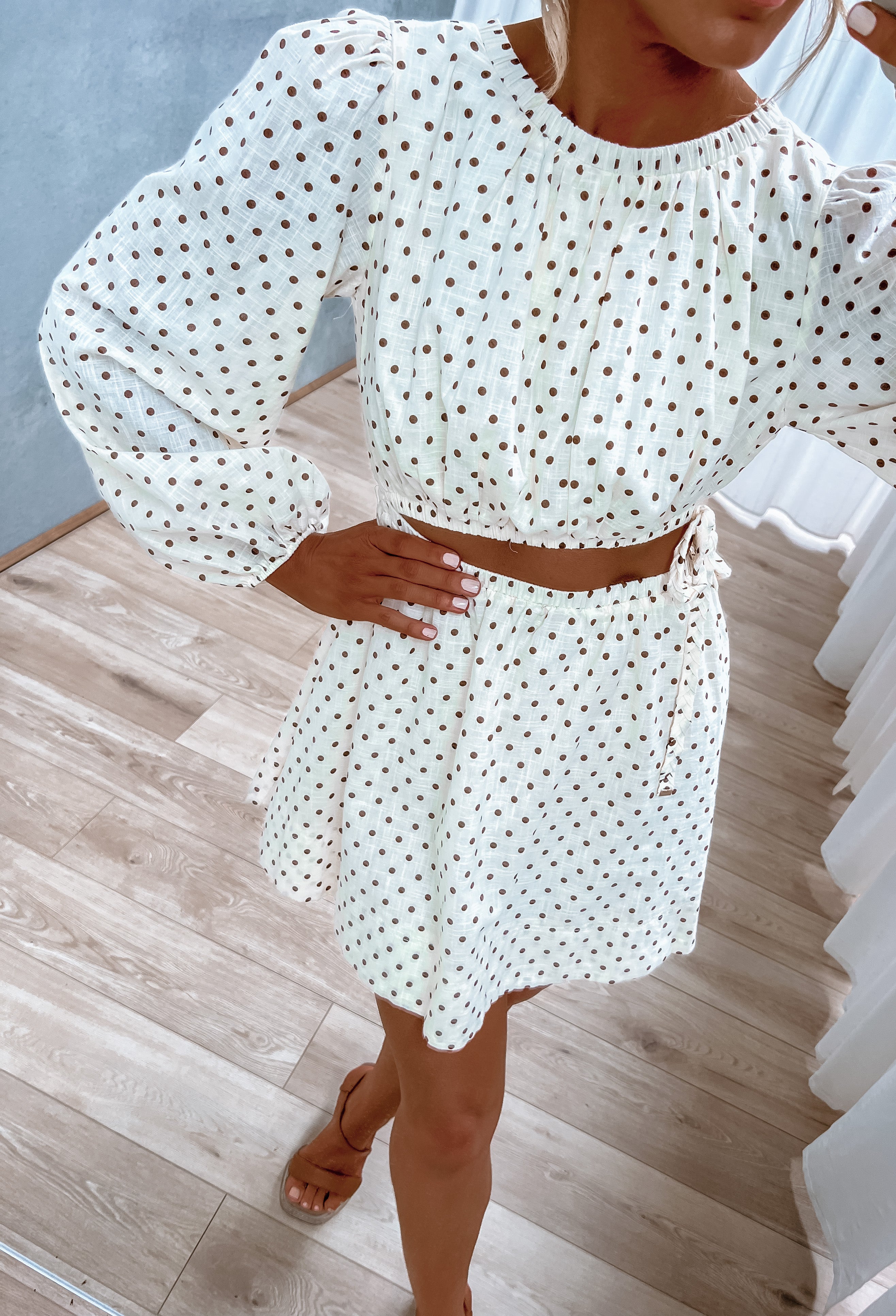 Paycie Dress Cream