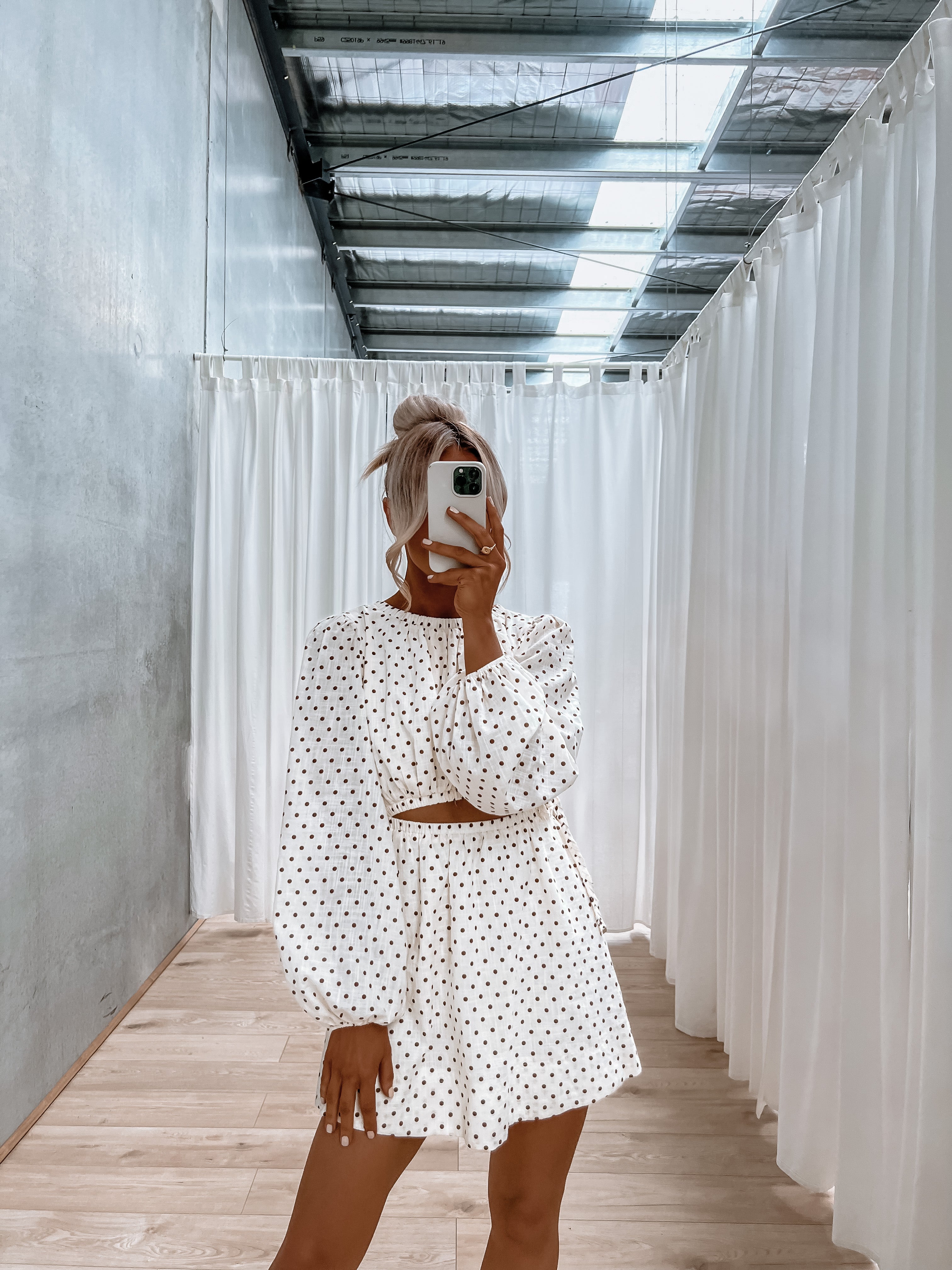 Paycie Dress Cream