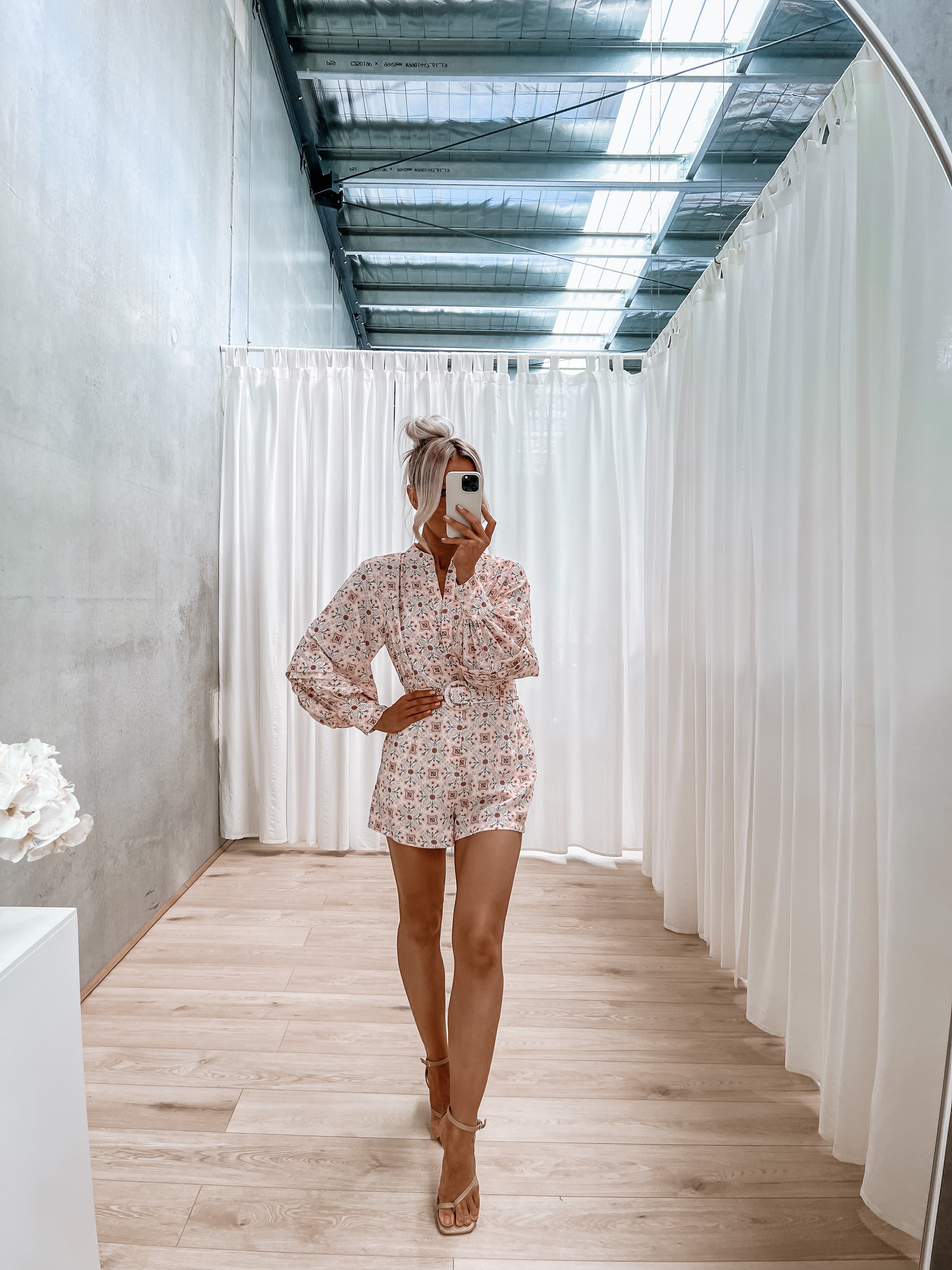 Mahlia Shorts Peach Tile