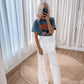 Signa Lace Pant - White