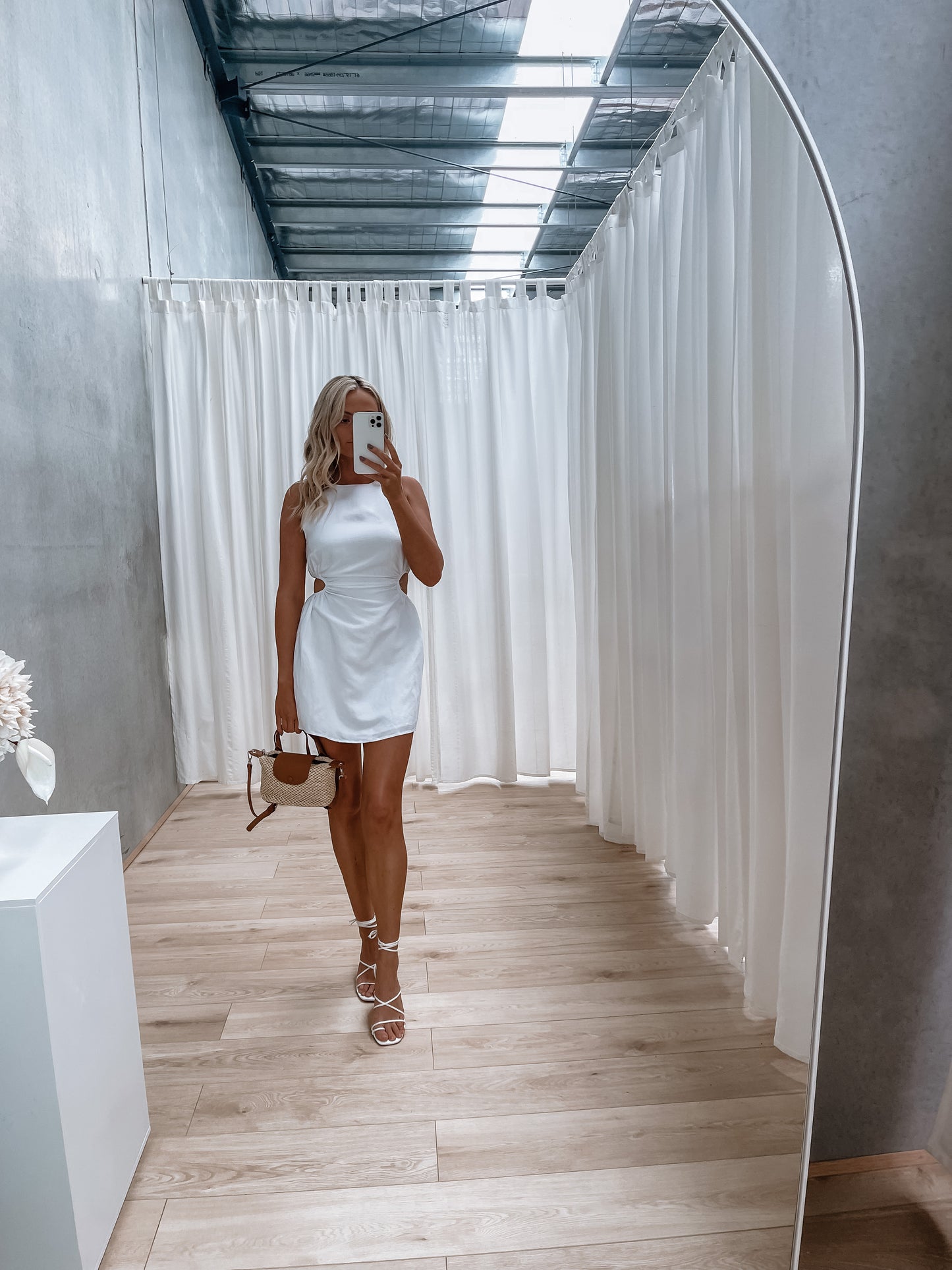 Imogen Dress - White