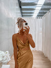 Ezra Dress - Golden Tan