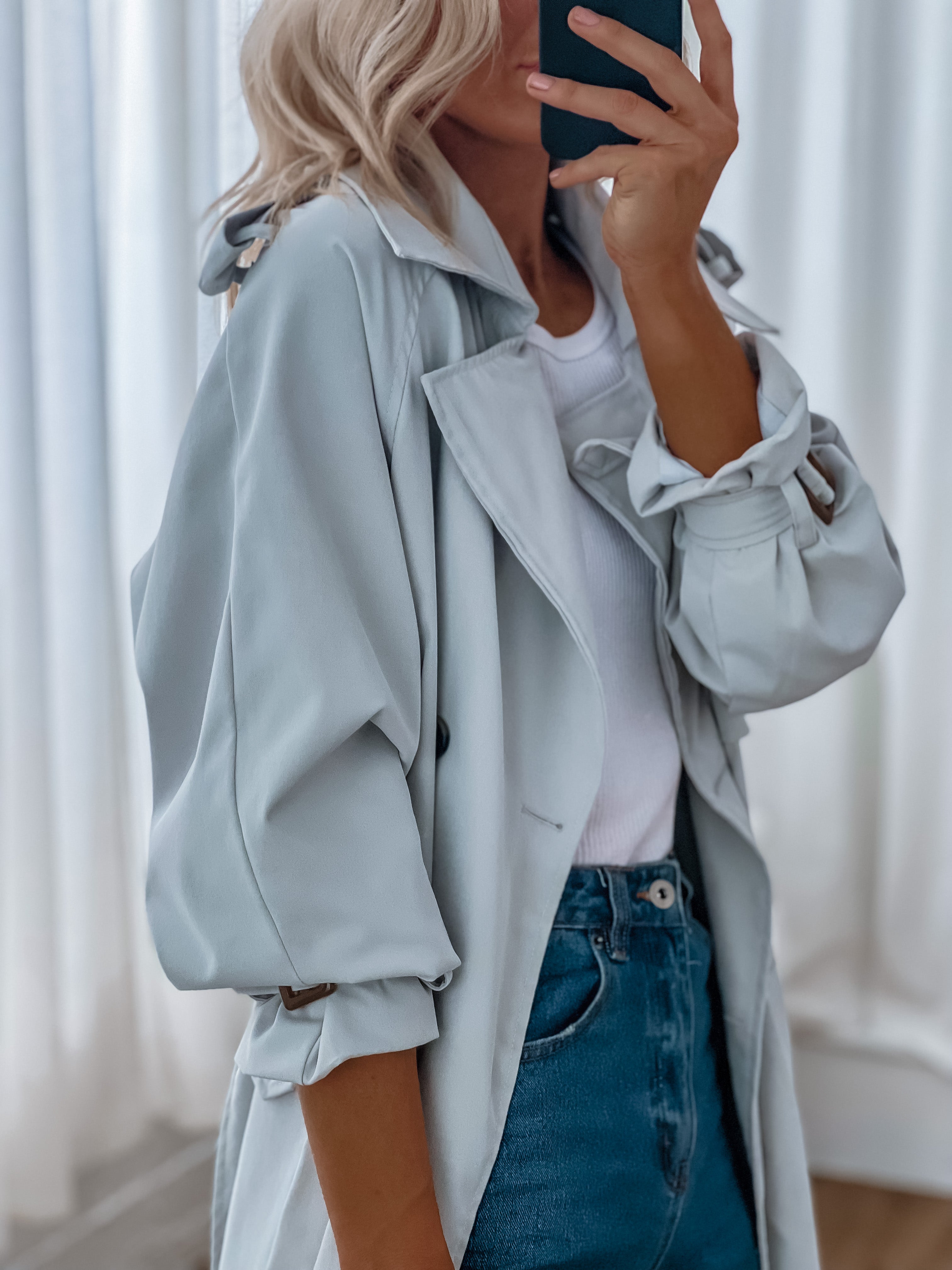 Grey on sale summer coat