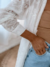Marradi Lace Shirt - White
