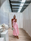 Tameeka Dress - Pink/White