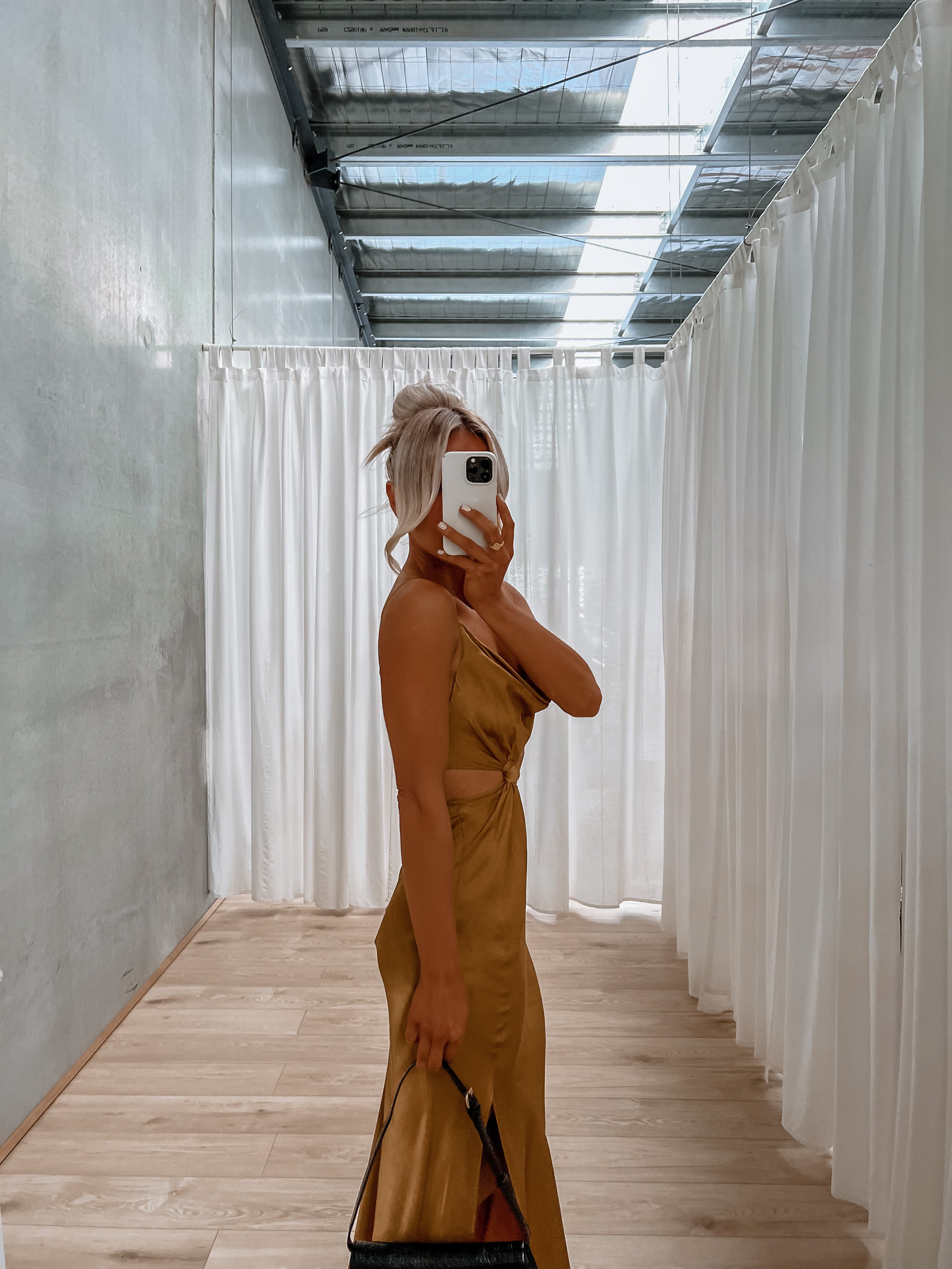 Ezra Dress - Golden Tan