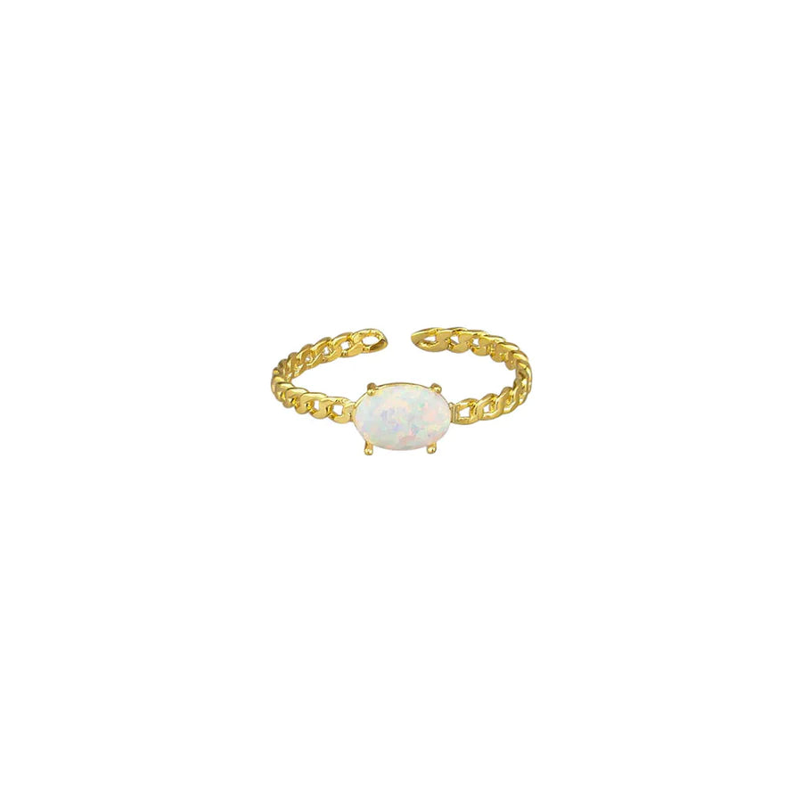 Piper Opal Ring - Gold